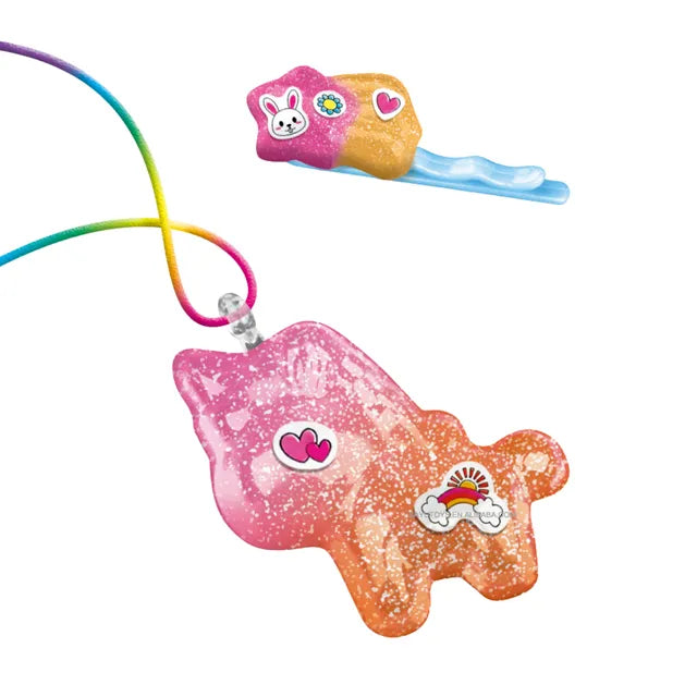 Light Pink Soft Gel Necklace & Bracelet Making Kit for Kids - Jewellery Making Kit - Non-Toxic - Colorful DIY Kit with Pendant Charms - Gift Toy for Girls - Ages 6+ HALSON ENTERPRISE 5_cb4fe04a-67e2-4a4a-8239-024cc2fc4cd4.webp Arts and Crafts