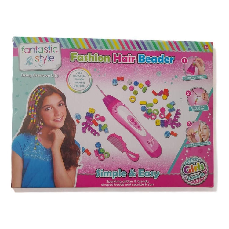 Dark Gray Fashion Hair Beading Set for Young Stylists HALSON ENTERPRISE 60b80ba9-de35-45b7-b589-10c761184e1e-Photoroom.jpg Costume, Dress Up and Apparel