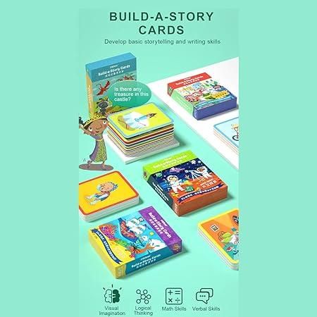 Aquamarine Mideer Build A Story Card Puzzle Md 2 Toyzoona 61UNvNauQbS._AC_SX450.jpg Games and Puzzles