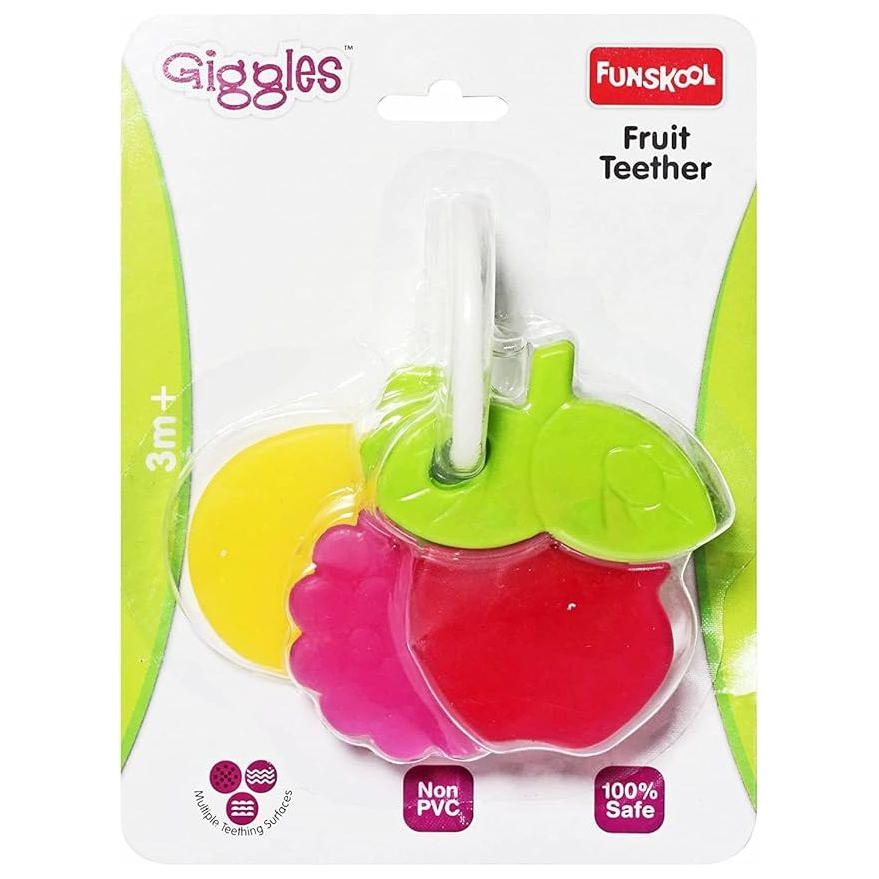 Beige Funskool Fruit Teether infant Toys Sunmatt Limited 61Z9MBL7U0L._SY879.jpg Infant Toys