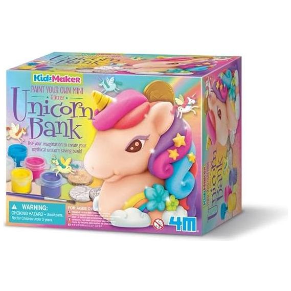 Gray 4M Mini Glitter Unicorn Bank 04778 HALSON ENTERPRISE 61Zdnn73rgL._AC_SX569.jpg Educational Toys