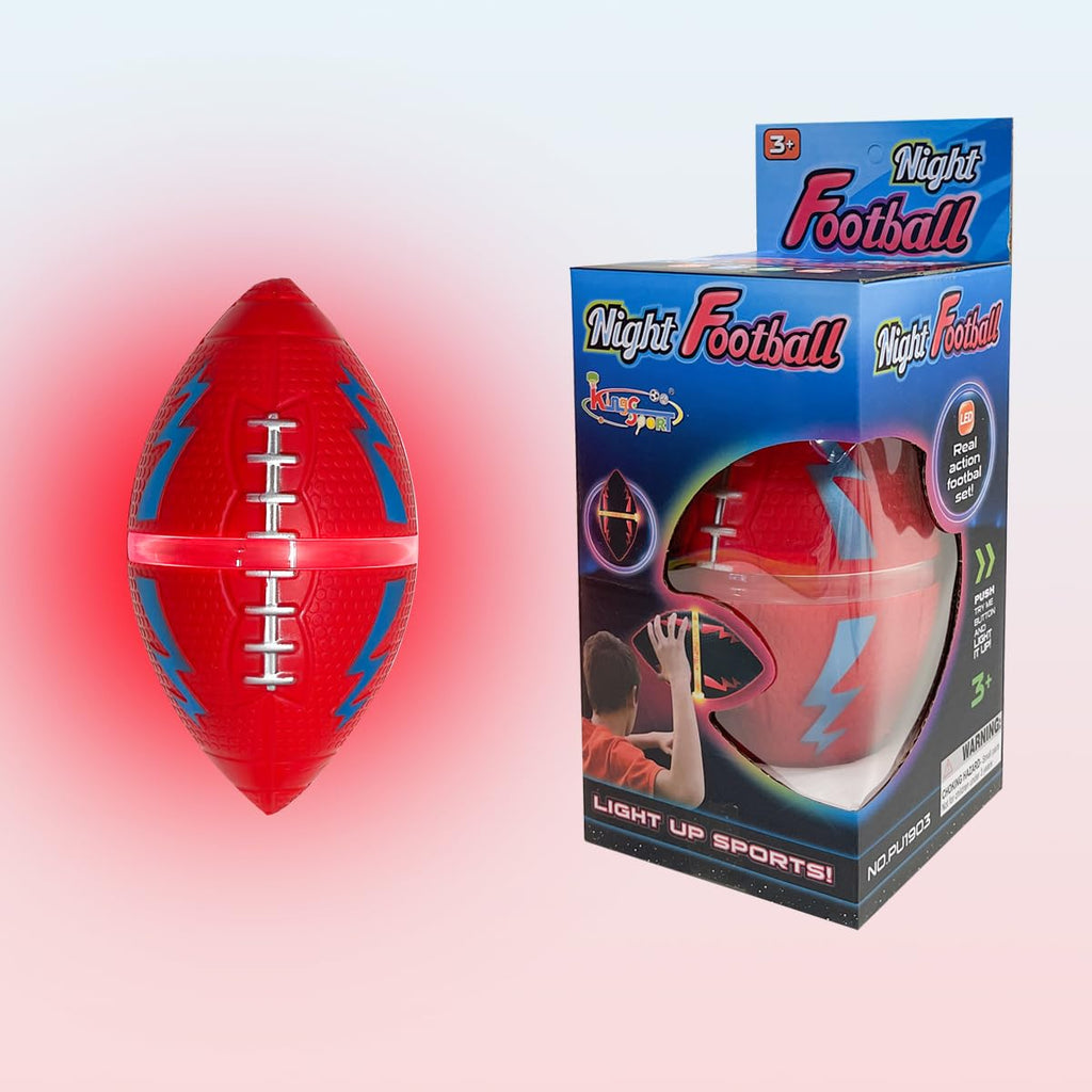 Misty Rose King Sport Light Up Rugby Pu1903 802423 Age- 3 Years & Above HALSON ENTERPRISE 61fKL9DFgWL.jpg Outdoor and Active Play