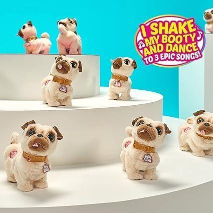 Light Gray Zuru Pets Alive Pug Shaking Pug 9521 - Moving Puppy Pal Toyzoona 61j4-SeysVS._AC_SX425.jpg Action Toys