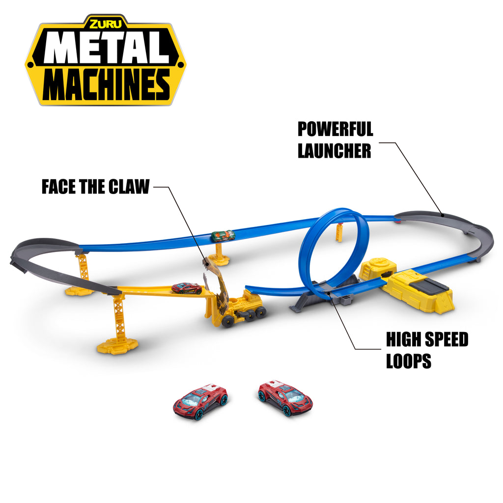 Light Gray Metal Machines Construction Destruction Trackset with Mini Racing Cars 6703 by ZURU Toyzoona 6703-ZURU_METAL_MACHINES-Playset-Series_1_03-01.jpg Pretend Play and Play Sets