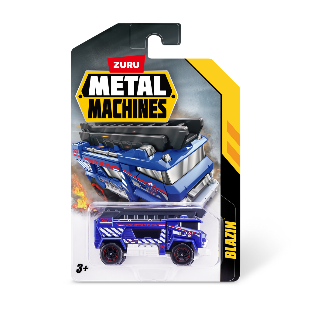 Khaki Metal Machines Racing Car 1-Pack 6708 by ZURU Toyzoona 6708_METAL_MACHINES-CARS-Metal_Machines_1PK_refresh_series_4_BLAZIN_Inpacking_Frontal.png Vehicles and Remote Control Toys