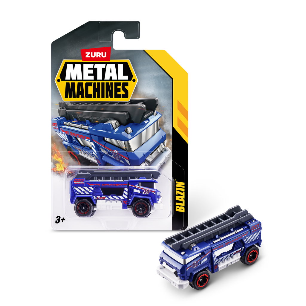 Wheat Metal Machines Racing Car 1-Pack 6708 by ZURU Toyzoona 6708_METAL_MACHINES-CARS-Metal_Machines_1PK_refresh_series_4_BLAZIN_Inpacking_Frontal__Hero.png Vehicles and Remote Control Toys