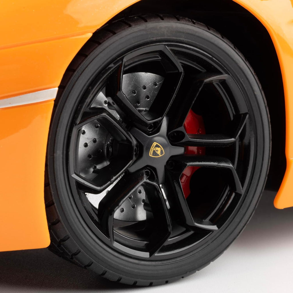 Sandy Brown RC Car Toy Lamborghini Aventador LP 700-4 - 2.4GHz Remote Control Car for Kids & Collectors - USB Charger - Ages 6+ - Rechargeable Battery - Large Scale 1:10 - Orange HALSON ENTERPRISE 6_df4a7c60-05ff-4352-9af8-36b40c4ed62a.jpg Vehicles and Remote Control Toys