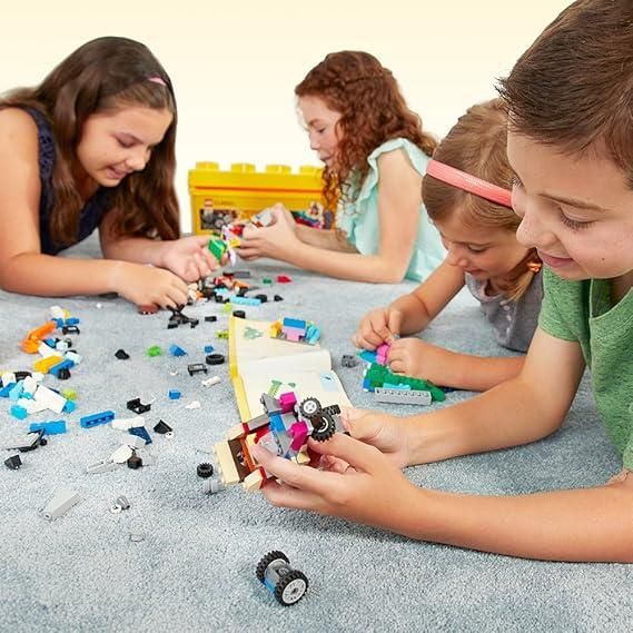 Gray LEGO Classic Medium Creative Brick Box 10696 - Endless Fun THE DREAM FACTORY 71-BRkGkjAL._AC_SX569.jpg Building Sets and Construction Toys