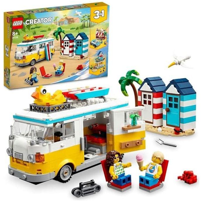 Light Gray LEGO 31138 Beach Camper Van THE DREAM FACTORY 71-qotO48XL._AC_SX679.jpg