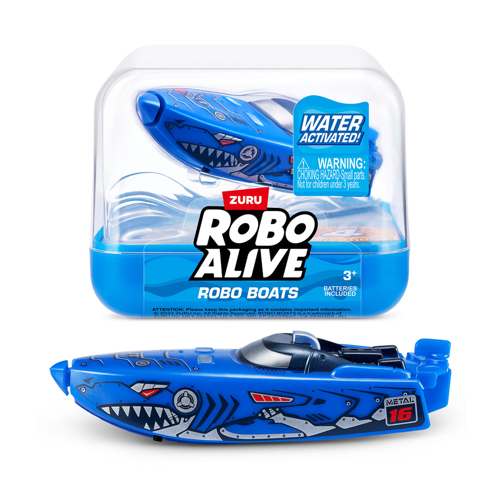 Royal Blue Robo Alive Robo Boats 71117 by ZURU Toyzoona 71117E-ZURU_ROBO_ALIVE_ROBOTIC_BOAT-SERIES_1_blue_Ecomhero_04.jpg Action Figures and Play Sets