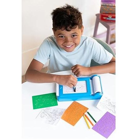 Light Gray 4M Dinosaur Rub Art Studio 04790 HALSON ENTERPRISE 714wCrY3_nL._AC_SY450.jpg Educational Toys