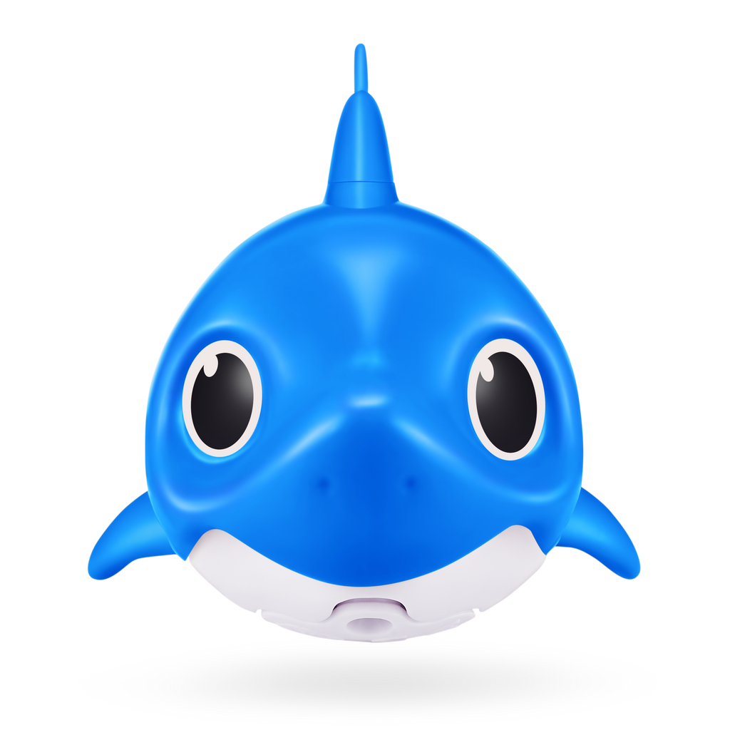Dodger Blue Robo Alive Junior Mini Baby Shark Series 1 Battery-Powered Swim Bath Toy 7163 by ZURU Toyzoona 7163_ZURU_ROBO_ALIVE_JUNIOR-ROBOTIC-SERIES_1_Mini_Baby_Shark_Blue_OOP_01A.png Action Figures and Play Sets