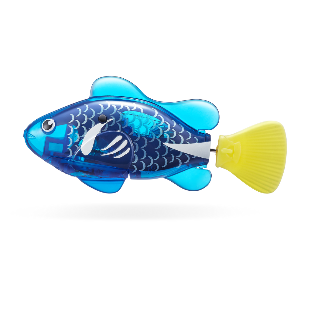Light Goldenrod Robo Fish Series 3 Robotic Swimming Fish 7191 by ZURU Toyzoona 7191_ROBO_ALIVE-ROBO_FISH-SERIES_3-Blue_OOP1.png Action Figures and Play Sets