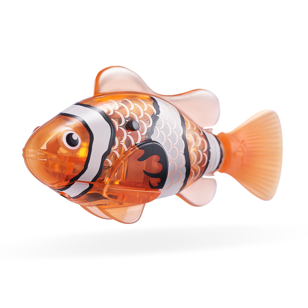 Wheat Robo Fish Series 3 Robotic Swimming Fish 7191 by ZURU Toyzoona 7191_ROBO_ALIVE-ROBO_FISH-SERIES_3-Orange_OOP2.png Action Figures and Play Sets