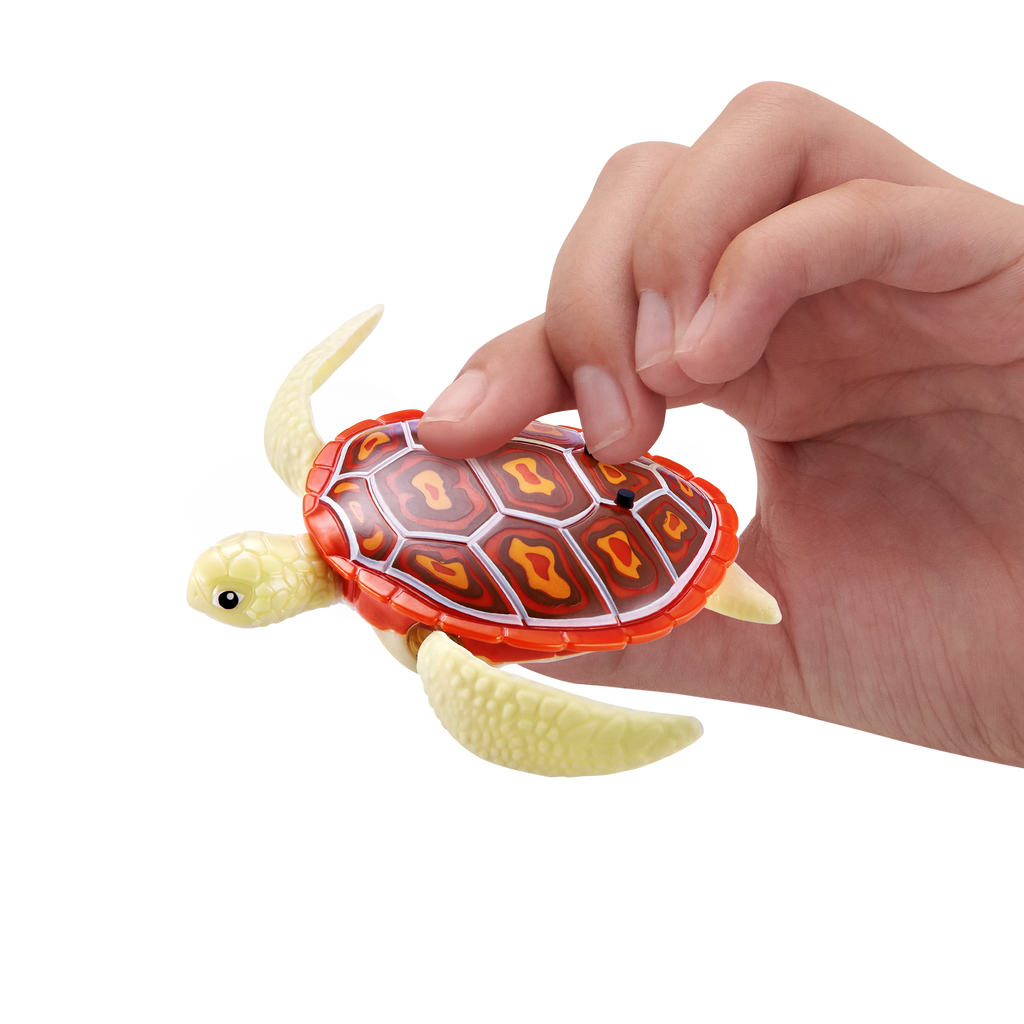 Rosy Brown Robo Turtle Robotic Swimming Turtle 7192 by ZURU Toyzoona 7192-Robo_alive_Robo_Turtle_OOP_hand_shot_03.png Action Figures and Play Sets
