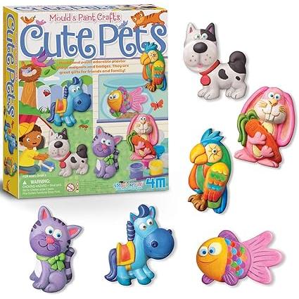 Light Gray 4M Mould And Paint Cute Pets 03539 HALSON ENTERPRISE 71AUyeNkPPL._AC_SX425.jpg Educational Toys