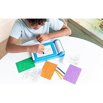 Light Gray 4M Dinosaur Rub Art Studio 04790 HALSON ENTERPRISE 71AeqpAMxHL._AC_SX355.jpg Educational Toys
