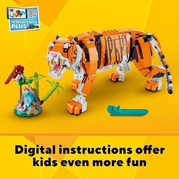 Gold LEGO 31129 Majestic Tiger THE DREAM FACTORY 71BCR9E3WAL._AC_SX569.jpg Building and Construction