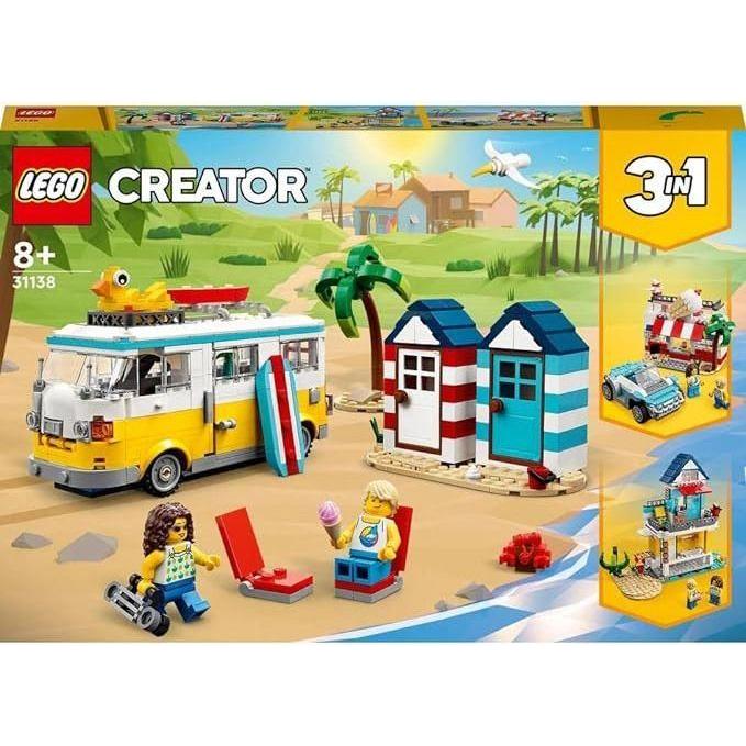 LEGO Creator Beach Camping Bus 31138 Top Quality at ToyZoona