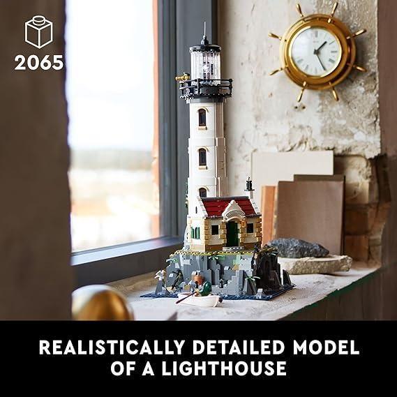 Dark Slate Gray LEGO Ideas Motorized Lighthouse 21335 - Illuminated Display Toyzoona 71Lj4K4gPQL._AC_SX569.jpg Building and Construction