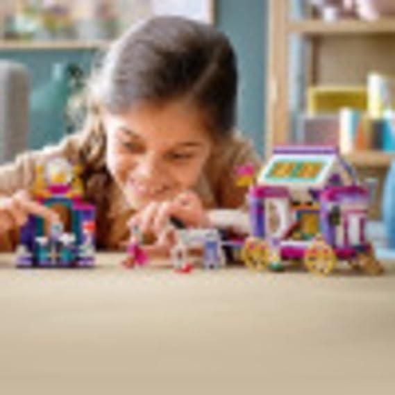 Rosy Brown LEGO Friends Magical Caravan 41688 - Mystical Play Set THE DREAM FACTORY 71SE99OqJDL._AC_SX569.jpg Building and Construction