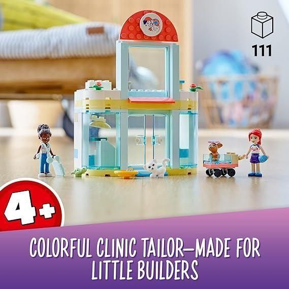 Gray LEGO Friends Pet Clinic 41695 - Animal Care Center THE DREAM FACTORY 71ZQIKjWFkL._AC_SX569.jpg Building and Construction