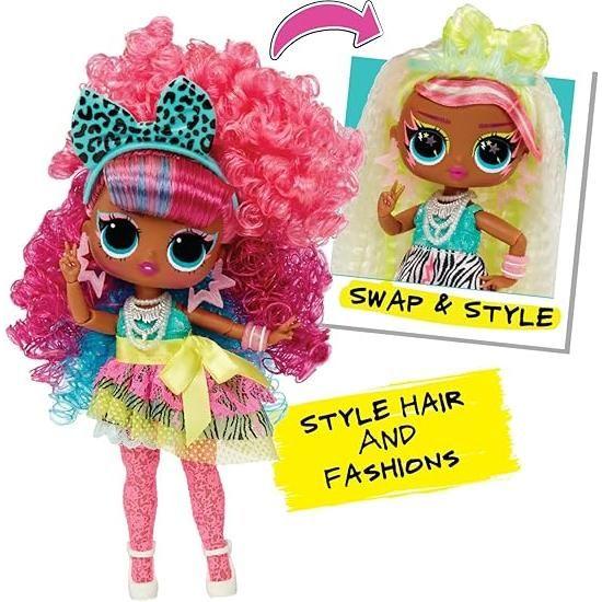 Tan LOL Surprise Curls 2 Crimps Cora THE DREAM FACTORY 71bNwEsS0JL._AC_SY550.jpg Dolls and Playsets