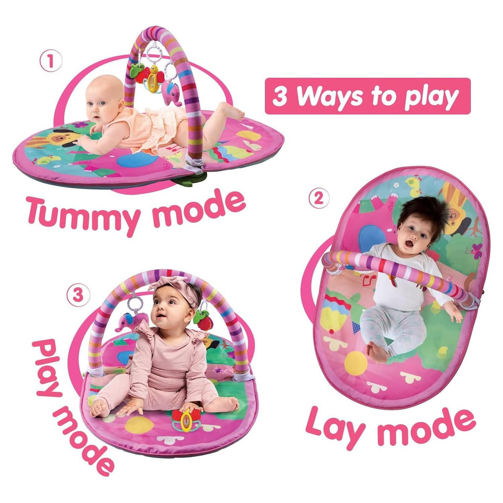 Rosy Brown Funskool Giggle 3 in 1 Deluxe Playgym Pink Toyzoona 71e8SkA9x-L._SL1500.jpg Infant Toys