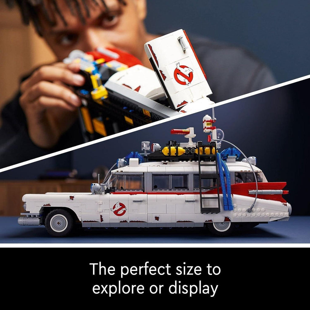 Black LEGO Ghostbusters ECTO-1 10274 - Premium Display Model Toyzoona 71mNcsD39yL._AC_SL1500.jpg Building and Construction