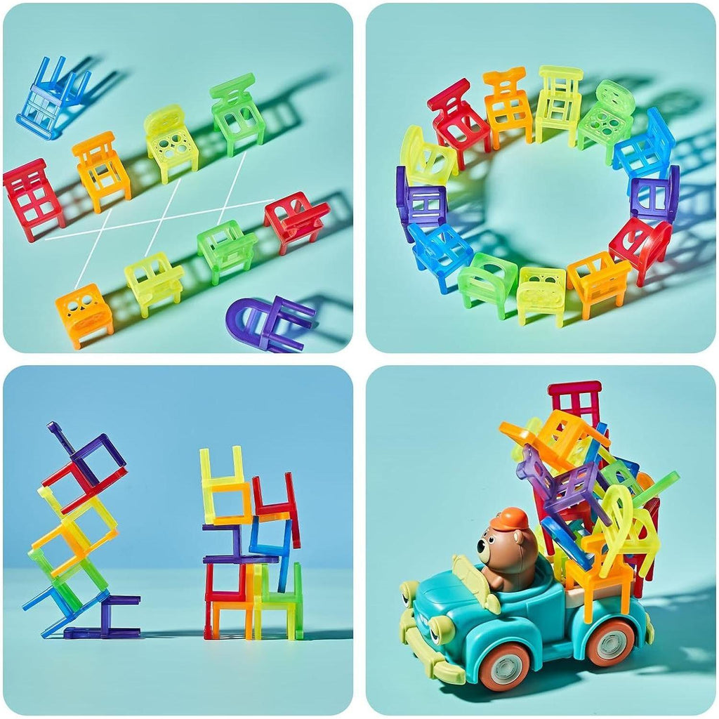 Sky Blue Stacking Chairs Pickup Truck HALSON ENTERPRISE 71pfCxEvfTL._AC_SL1500.jpg Games and Puzzles