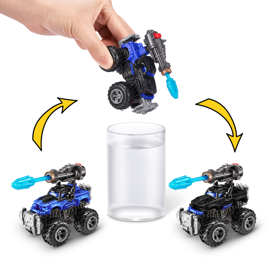 Dark Slate Gray 5 Surprise Monster Trucks Series 3 77594Gq1 by ZURU Toyzoona 77422_5SURPRISEE-MONSTERTRUCK-Series3CAPSULE-JAWZ_01.png Vehicles and Remote Control Toys