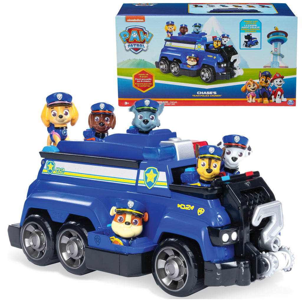 Gray Paw Patrol Team Cruiser – United Pup Squad Rescue Ride HALSON ENTERPRISE 811_zwcO4XL.jpg Action Figures and Play Sets