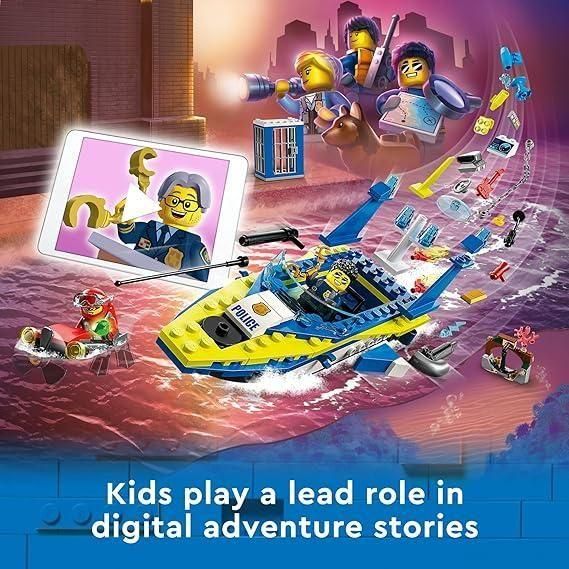 Dim Gray LEGO City Water Police Detect Missions 60355 - Action Ready THE DREAM FACTORY 811qejdiT9L._AC_SX569.jpg Building and Construction