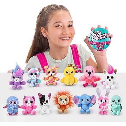 Light Gray 5 SURPRISE PLUSHY PETS SERIES 1 MYSTERY COLLECTIBLE CAPSULE 77167 BY ZURU Toyzoona 812WF6uekBL._AC_SX425.jpg Plush