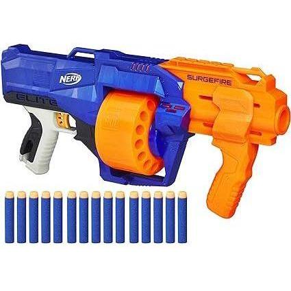 Dark Slate Blue Nerf Surgfire Gun - Slam Fire Dart Blaster Toyzoona nerf-surgfire-gun-toyzoona.jpg Battling Toys