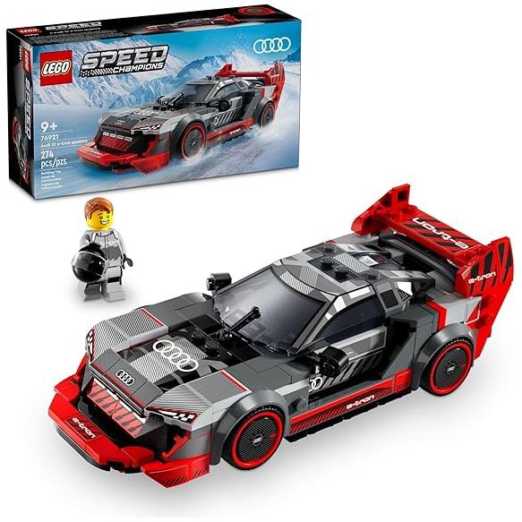 Gray Lego 76921 Audi Tron Quattro Race Car THE DREAM FACTORY 814FRTrpDBL._AC_SX569.jpg Building Sets and Construction Toys