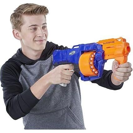 Dark Slate Gray Nerf Surgfire Gun - Slam Fire Dart Blaster Toyzoona 815NRxYKqYL._AC_SX425.jpg Battling Toys