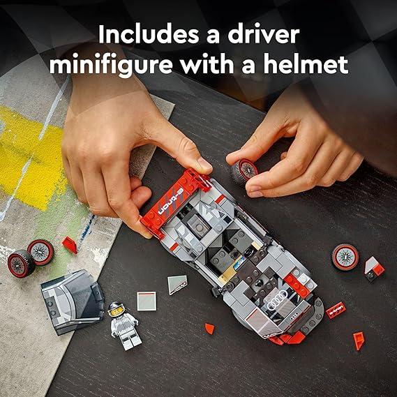 Dark Slate Gray Lego 76921 Audi Tron Quattro Race Car THE DREAM FACTORY 81A9QTM6N_L._AC_SX569.jpg Building Sets and Construction Toys