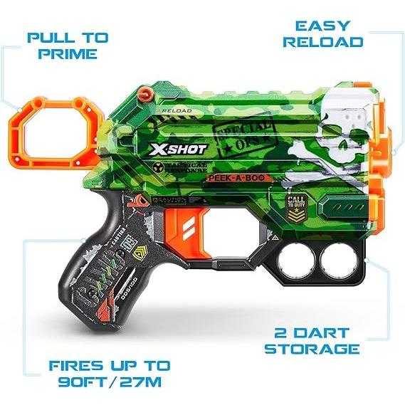 Dark Slate Gray Zuru X Shot Skins Menace 36515 - Pocket Foam Dart Blaster HALSON ENTERPRISE 81Aqg-0LftL._AC_SX569.jpg Battling Toys