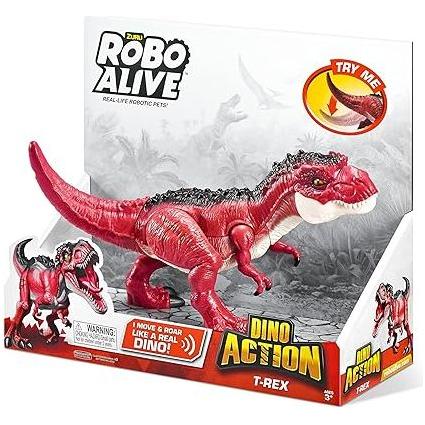 Light Gray Zuru Robo Alive T Rex 7171 - Lifelike Moving Jurassic Hunter Toyzoona 81Be4gD5LHL._AC_SX425.jpg Action Toys