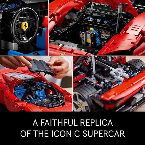 Light Coral LEGO Technic Ferrari Daytona SP3 42143 - Premium Supercar Model Toyzoona 81CgXLj44JL._AC_SX569.jpg Building and Construction