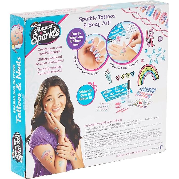 Steel Blue Shimmer N Sparkle Glitter Tattoo n Nails Toyzoona 81EgFJyLyWL._AC_SX679.jpg Arts and Crafts