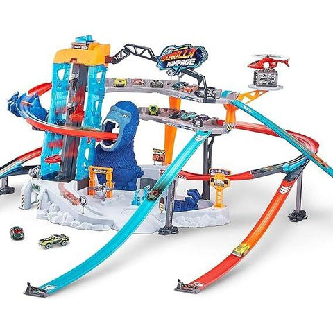 Dark Slate Gray Metal Machines Gorilla Rampage Garage Playset 6726 by Zuru Toyzoona zuru-metal-machines-gorilla-attack-6726-toyzoona.jpg Pretend Play and Play Sets