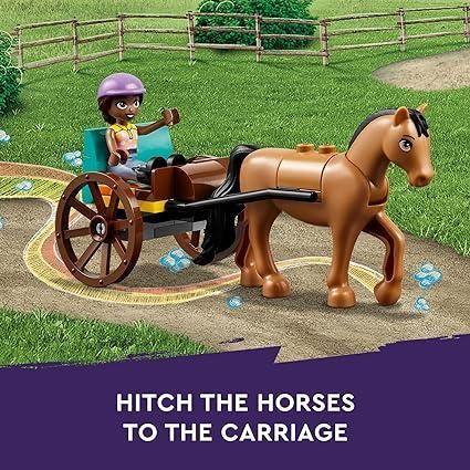 Dark Slate Gray LEGO Friends Autumn's Horse Stable 41745 - Complete Stable Set THE DREAM FACTORY 81FfgQQOD7L._AC_SX425.jpg Building and Construction