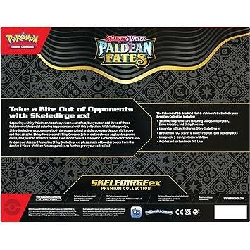 Black Pokemon Paldean Fates Skeledirge Premium Online Purchase 81GTPj-qNcL._AC_SX355.jpg Collectible Trading Cards