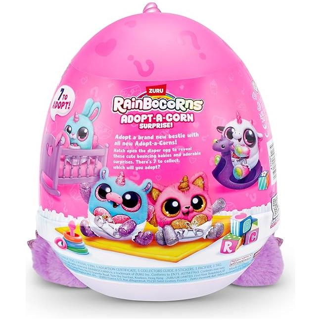 Plum ZURU Rainbocorn Adopt A Corn Surprise 92105 Toyzoona 81GekRYgH8L._AC_SX569.jpg Dolls and Accessories