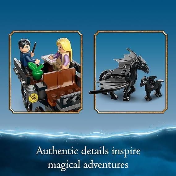 Dark Slate Blue LEGO Harry Potter Hogwarts Carriage & Thestrals 76400 - Official Set THE DREAM FACTORY 81IefXcriWL._AC_SX569.jpg Building and Construction