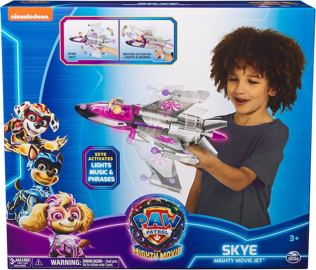 Gray Paw Patrol Skye Moving Jet with Figure HALSON ENTERPRISE 81LSV0nVvcL._AC_SL1500.jpg Action Figures and Play Sets