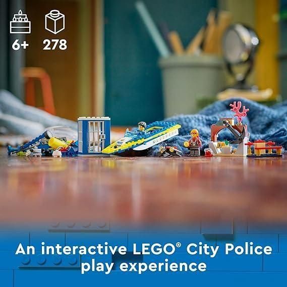 Dim Gray LEGO City Water Police Detect Missions 60355 - Action Ready THE DREAM FACTORY 81TYvACEjbL._AC_SX569.jpg Building and Construction