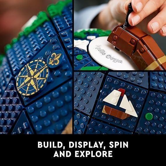 LEGO Ideas The Globe 21332 Premium Display at ToyZoona